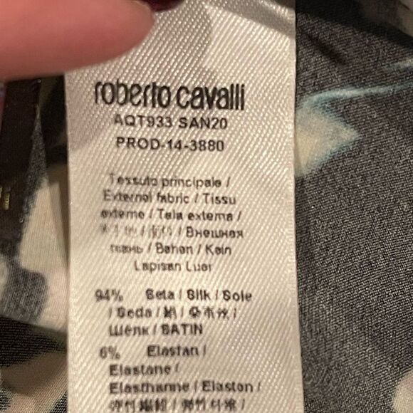 Roberto Cavalli Cream Knit Pleated Skirt US 10 - Picture 5 of 11